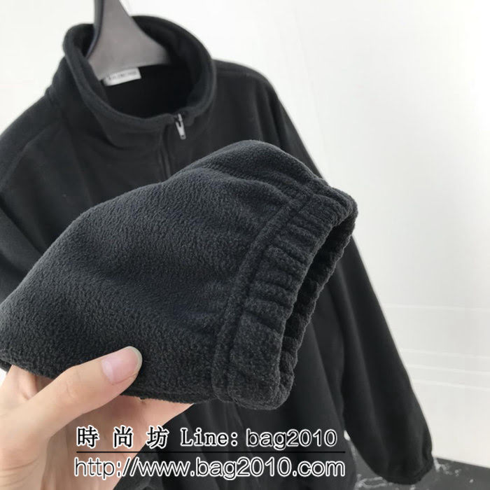 BALENCIAGA巴黎世家 19年新款 背後彩虹國旗 遙粒絨布絨面料 OS寬鬆版 夾克外套衫 男女同款 ydi2592